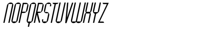 PeterPierre Oblique Square Font UPPERCASE