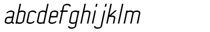 PeterPierre Oblique Font LOWERCASE