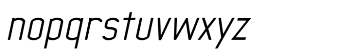 PeterPierre Oblique Font LOWERCASE