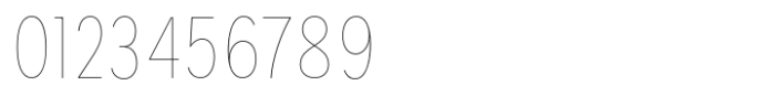 Petermann Condensed Hairline Font OTHER CHARS
