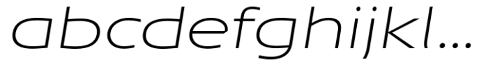 Petermann Expanded Extra Light Italic FONT