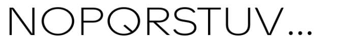 Petermann Expanded Extra Light Font UPPERCASE