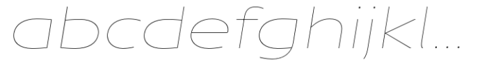 Petermann Expanded Hairline Italic FONT