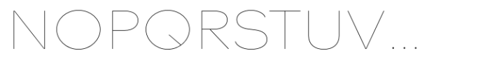 Petermann Expanded Hairline Font UPPERCASE