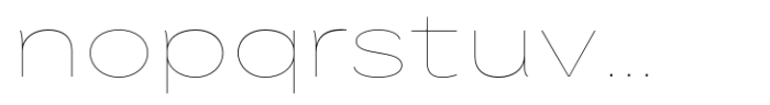 Petermann Expanded Hairline Font LOWERCASE
