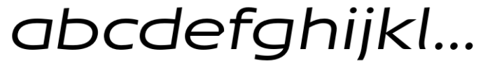 Petermann Expanded Italic FONT