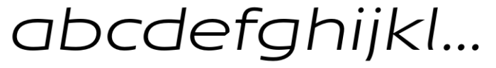 Petermann Expanded Light Italic FONT
