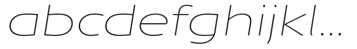 Petermann Expanded Thin Italic FONT