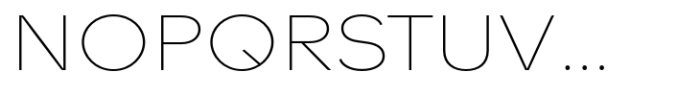 Petermann Expanded Thin Font UPPERCASE