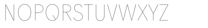 Petermann Hairline Font UPPERCASE