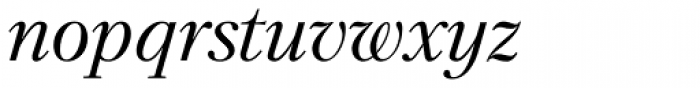 Petersburg Italic Font LOWERCASE