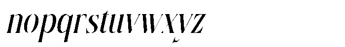 Petrichor Italic Font LOWERCASE