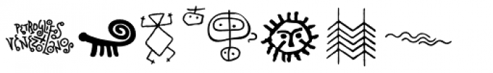 Petroglifos Font UPPERCASE