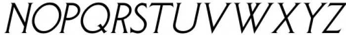 Pettiford JNL Oblique Font UPPERCASE