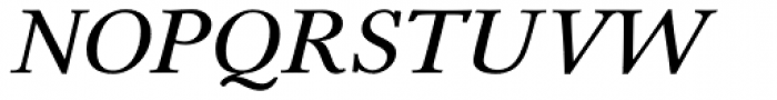 Pevensey 2 DemiBold Italic Font UPPERCASE