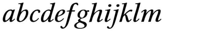 Pevensey 2 DemiBold Italic Font LOWERCASE