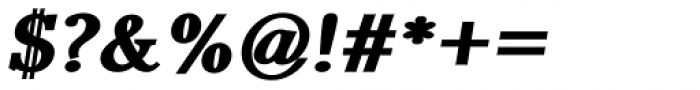 Pevensey 7 Black Oblique Font OTHER CHARS