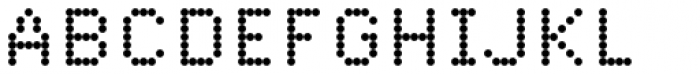 Pexico Micro Dots Font UPPERCASE