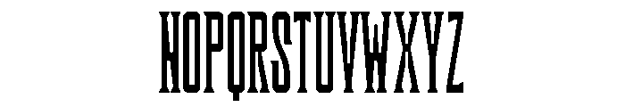 Penitente BT Serif Font UPPERCASE