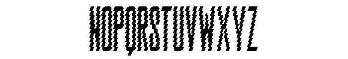 PenitenteBTSans SansDistorted Instance Font UPPERCASE