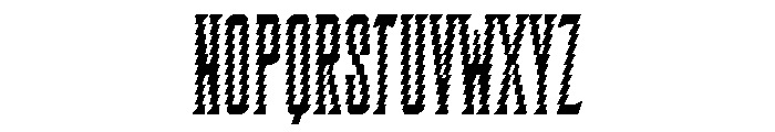 PenitenteBTSerif SerifDistorted Instance Font UPPERCASE
