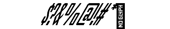 PenitenteBTSerif SerifSlanted Instance Font OTHER CHARS