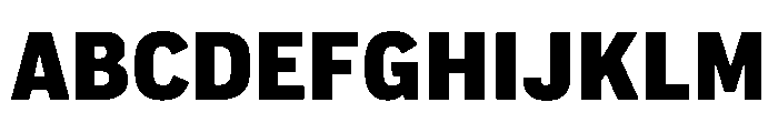 Pennsylvania Sans Black Font UPPERCASE