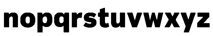 Pennsylvania Sans Black Font LOWERCASE