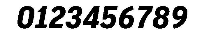 Pennsylvania Sans Bold Italic Font OTHER CHARS