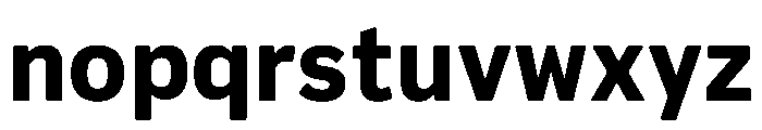 Pennsylvania Sans Bold Font LOWERCASE