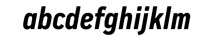 Pennsylvania Sans Condensed Bold Italic FONT