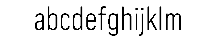 Pennsylvania Sans Condensed Light FONT