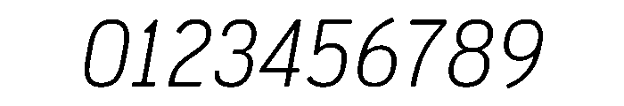 Pennsylvania Sans Light Italic Font OTHER CHARS