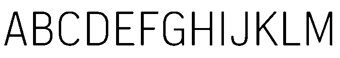 Pennsylvania Sans Light Font UPPERCASE