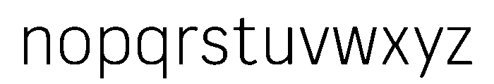 Pennsylvania Sans Light Font LOWERCASE