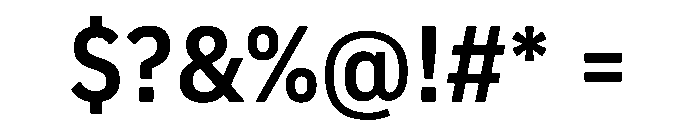 Pennsylvania Sans Medium Font OTHER CHARS