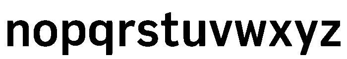 Pennsylvania Sans Medium Font LOWERCASE
