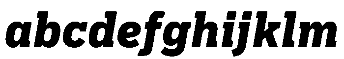 Pennsylvania Slab Black Italic FONT