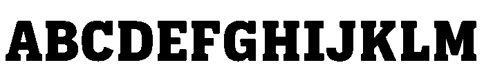 Pennsylvania Slab Black Font UPPERCASE