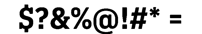 Pennsylvania Slab Bold Font OTHER CHARS