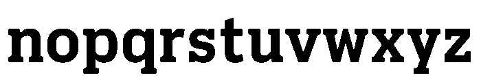 Pennsylvania Slab Bold Font LOWERCASE