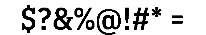 Pennsylvania Slab Medium Font OTHER CHARS