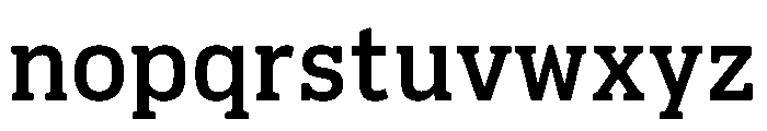 Pennsylvania Slab Medium Font LOWERCASE