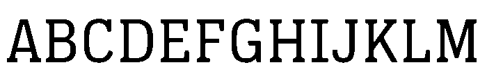 Pennsylvania Slab Regular Font UPPERCASE