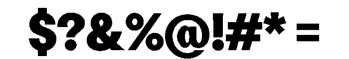 Perfektta TRIAL Black Instance Font OTHER CHARS