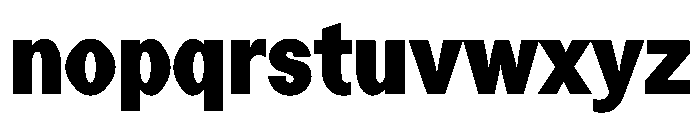 Perfektta TRIAL Black Instance Font LOWERCASE