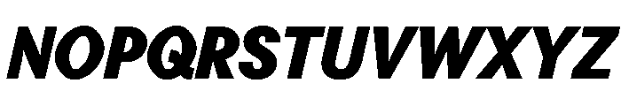 Perfektta TRIAL BlackItalic Instance Font UPPERCASE