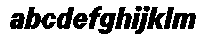 Perfektta TRIAL BlackItalic Instance FONT