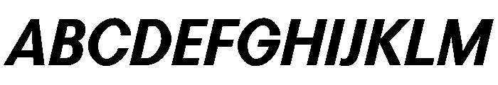 Perfektta TRIAL BoldItalic Instance Font UPPERCASE