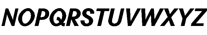 Perfektta TRIAL BoldItalic Instance Font UPPERCASE